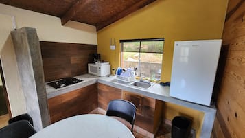 基础小屋, 2 间卧室, 山景 | 私人厨房