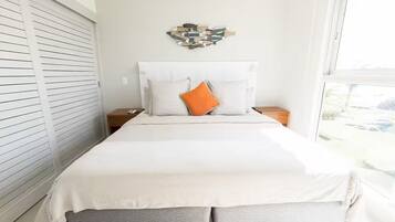 2 slaapkamers, een strijkplank/strijkijzer, wifi, beddengoed