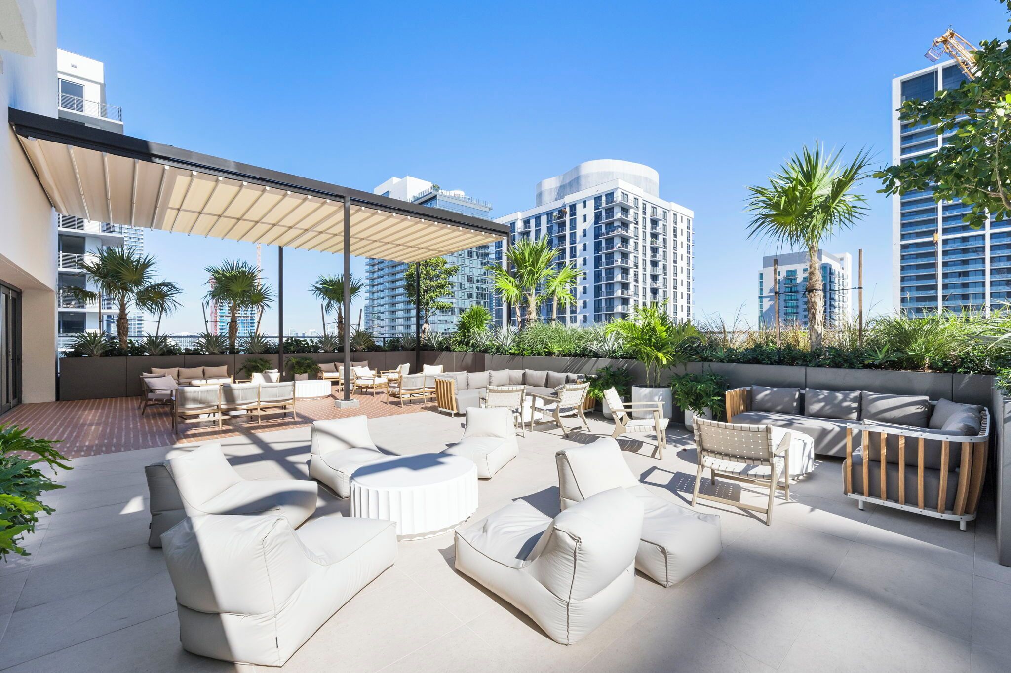 Terrasse sur le toit