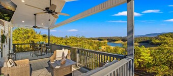 Lakefront Gem | Mtn Views | Hot Tub | Private Dock