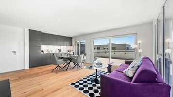 Apartment, Nichtraucher, Balkon | Wohnbereich