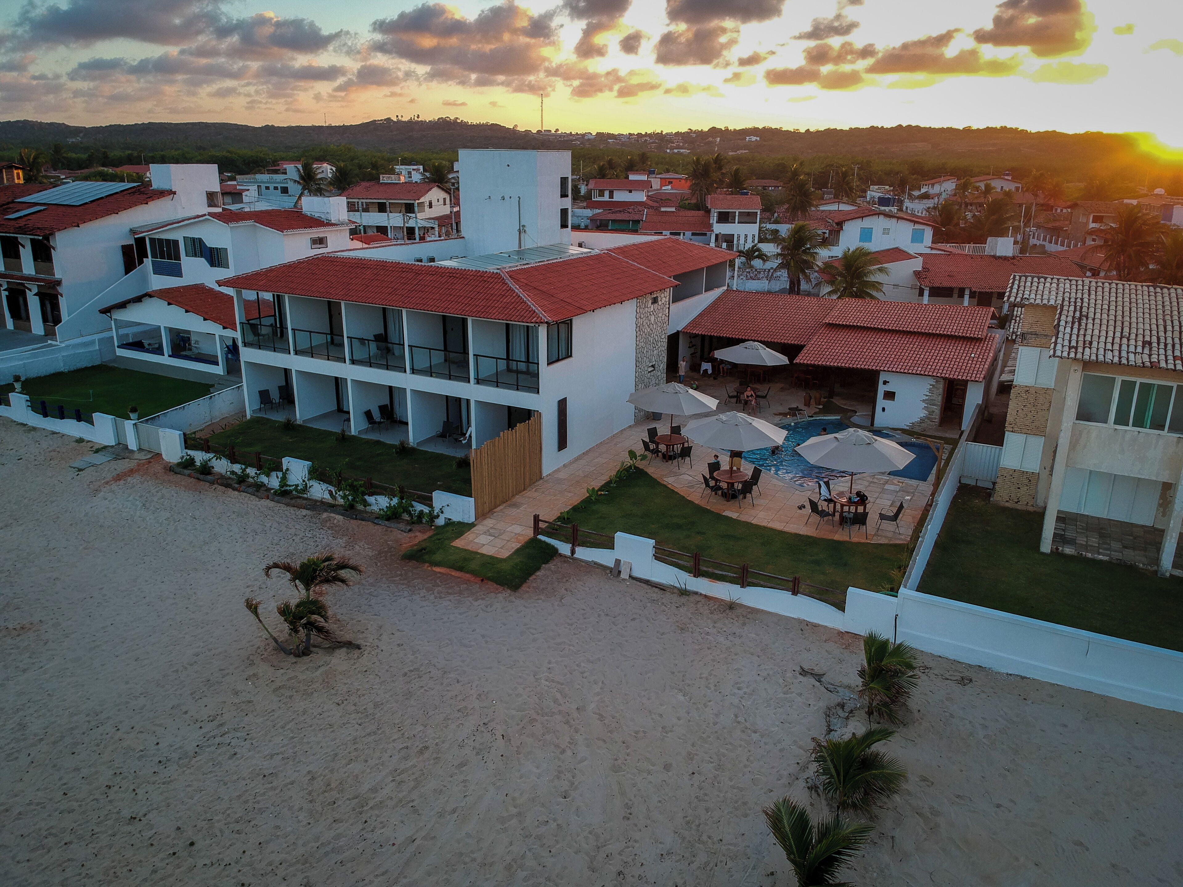 Façade de l’hébergement