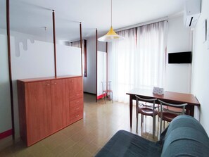 Studio, 1 Bedroom, Balcony, City View | Living room - Seaside Studio Apartment With Balcony (Jesolo)