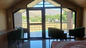 Luxury Σαλέ, Μπαλκόνι, Θέα στο Βουνό