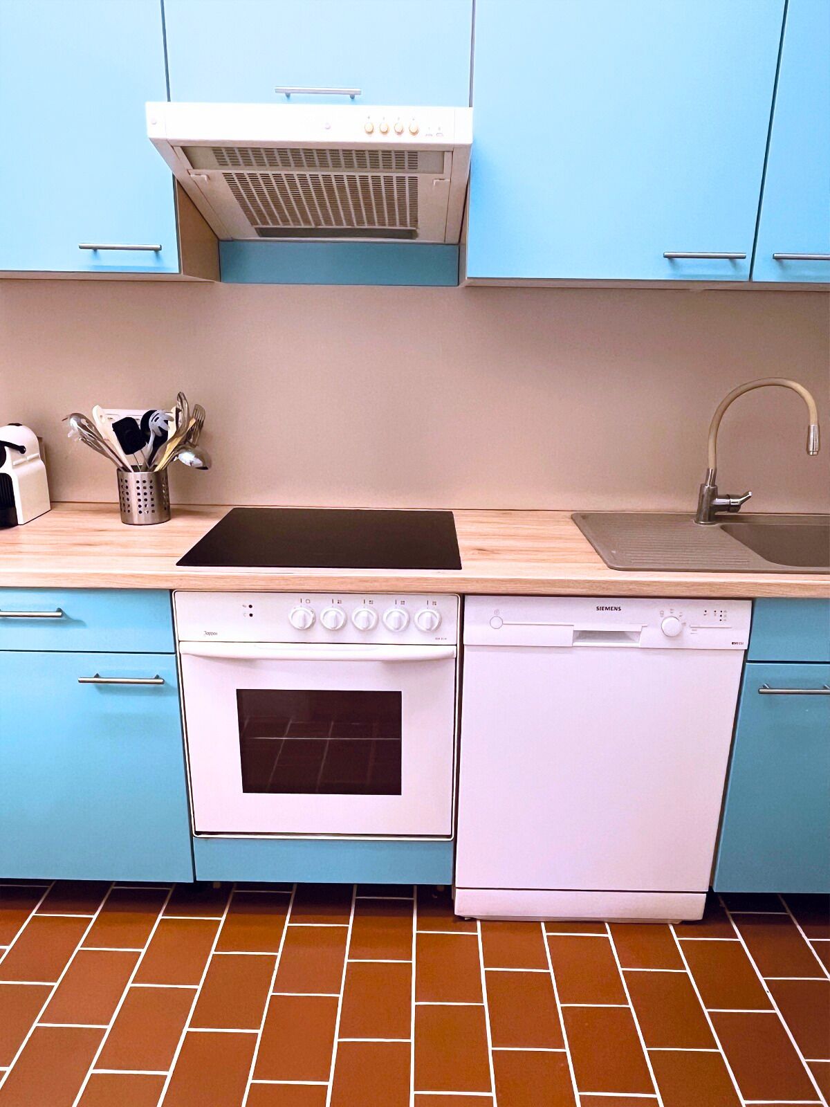 Mikrowelle, Ofen, Herdplatte, Geschirrspüler