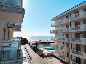 Apartment, 1 Bedroom, Balcony, City View | Balcony - Apartment With Balcony on the Seafront (Jesolo)