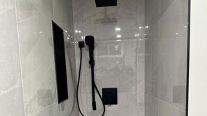 Towels, soap, toilet paper