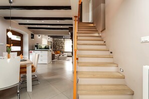 Interior - Stunning villa with magnificent panoramic views, private pool, children's swing, BBQ (VIŽINADA)