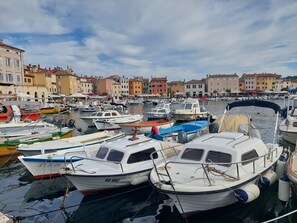 Marina - Fantastic apartment in Rovinj, only 500 metres from the beach, with BBQ area and parking space (Rovinj)