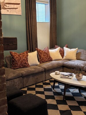 Televisie en een open haard