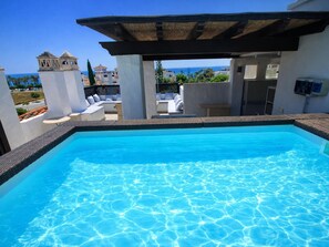 Pool - Exclusive penthouse with private pool in Marbella (Marbella)