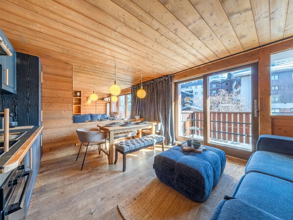 TV - Comfortable apartment for 6 in central Val-d'Isère with Wifi (Val-d'Isère)