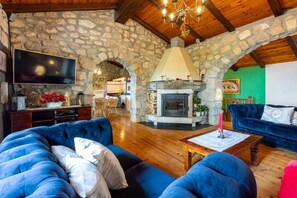 DVD player - Dog-friendly villa with sea view, private pool, Mediterranean garden (Grižane)