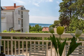 Property grounds - Large apartment just 300 metres from the beach with sea views and washing machine (Dramalj)