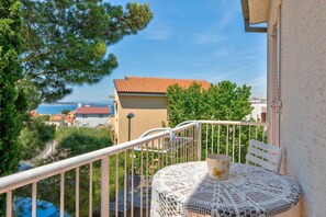 Property grounds - Unique apartment just 390 metres from the beach with sea views, 3 parking spaces, WiFi (Selce)