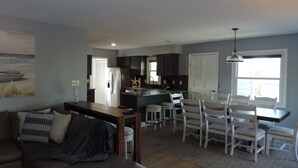 Living area - About Time!
 Creekside Coastal Retreat 4BR/3BA in Emerald Isle with golf cart (Emerald Isle)