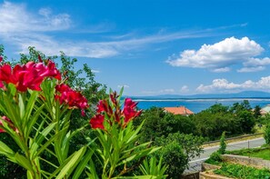 Property grounds - Mediterranean apartment with sea view, parking space, cot, garden (Crikvenica)