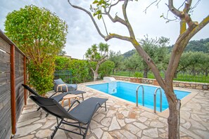 Pool - Valory's Stone House (Ano Vasilikos)