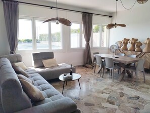Apartment, 2 Bedrooms, City View | Living room - Seafront Apartment With Private Parking (Jesolo)