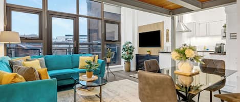 อพาร์ทเมนท์, ระเบียง | บริเวณนั่งเล่น