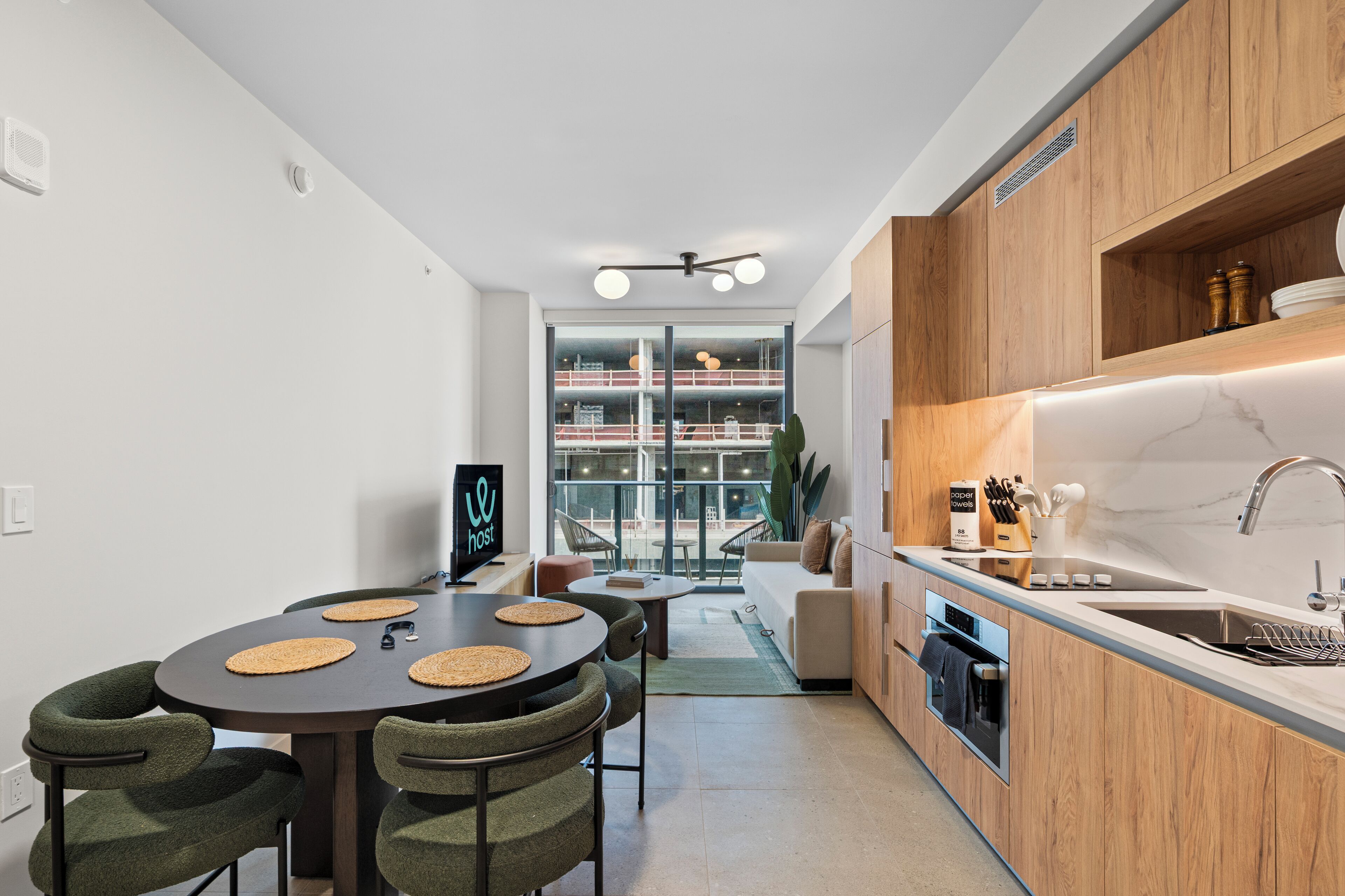 Apartment, 1 Bedroom, City View | Ruang makan