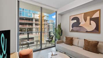 Apartment, 1 Bedroom, City View | Ruang tamu