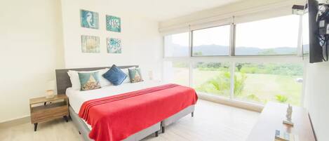 2 chambres, fer et planche à repasser, Wi-Fi, draps fournis