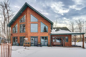 Exterior - Big Pine Lake Home w/ Dock & Game Room in Aitkin (Aitkin)