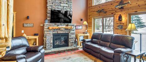 TV, ping pong, books