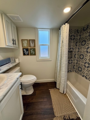 Towels, soap, toilet paper