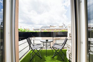 Apartment, 3 Bedrooms | View from room - Pozsonyi Suite – 3Br Family Stay | Ac + Balcony (Budapest)