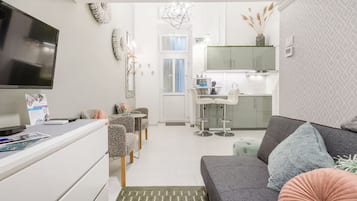 Leilighet, 1 soverom | Oppholdsområde