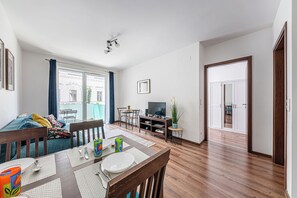 Appartement, 1 chambre | Coin séjour