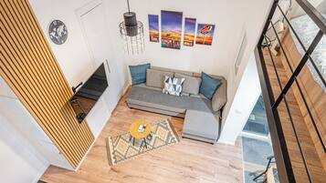 Appartement, 1 chambre | Coin séjour