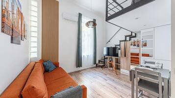 Appartement, 1 chambre | Coin séjour