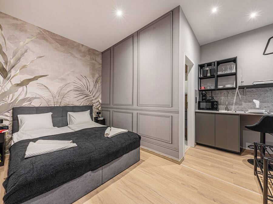 Apartamento, 1 quarto | Escrivaninha, Wi-Fi de cortesia