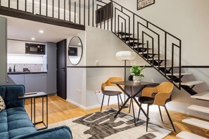 Apartment, 1 Bedroom | Living area | Flat-screen TV - Three Studios Collection (Budapest)