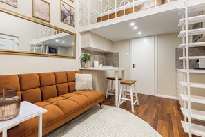 Appartement, 1 chambre | Coin séjour