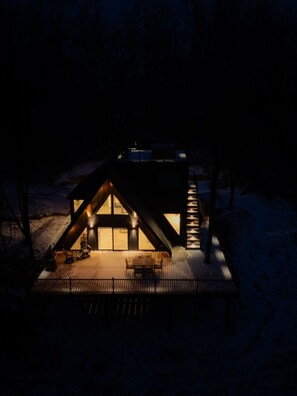 Exterior - Mountain-Top A-Frame Retreat | Rooftop Hot Tub (Dalmatia)