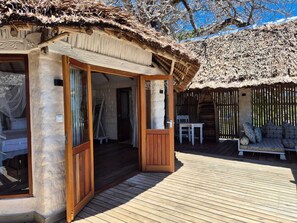 Romantic Tree House, Partial Ocean View | Terrace/patio - Coral Cove Diani Treehouses (Diani Beach)