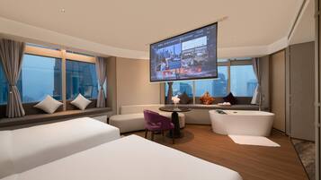 Deluxe Room, 2 Twin Beds | Premium bedding, free minibar, blackout drapes, free cribs/infant beds