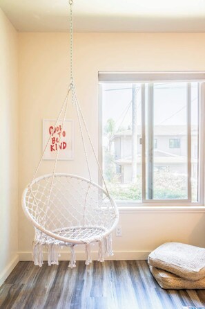 Interior - Boho Flat 1 block from exclusive beach! (San Diego)