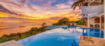 Private 10-Bedroom Ocean-View Villa Estate in Ojochal