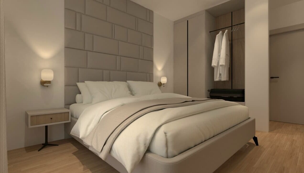 Classic Double Room, Balcony, Beach View