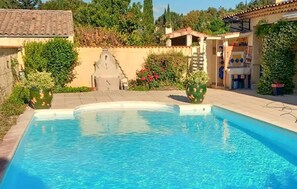 Pool - Lovely home in Vaison-la-Romaine with house a panoramic view (Vaison-la-Romaine)