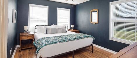 2 chambres, fer et planche Ă repasser, Wi-Fi, draps fournis