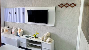 Wi-Fi de cortesia, roupa de cama