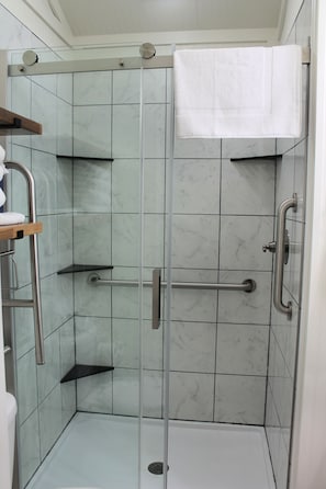 Towels, soap, toilet paper
