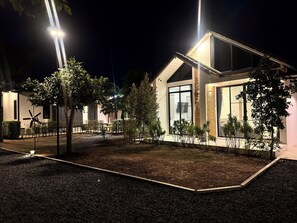 Majoituspaikan julkisivu