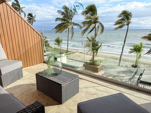 Apartment, Multiple Beds, Hot Tub, Ocean View (Naarena 201) | Terrace/patio - Luxury by the sea Unmatched Comfort (Bucerías)